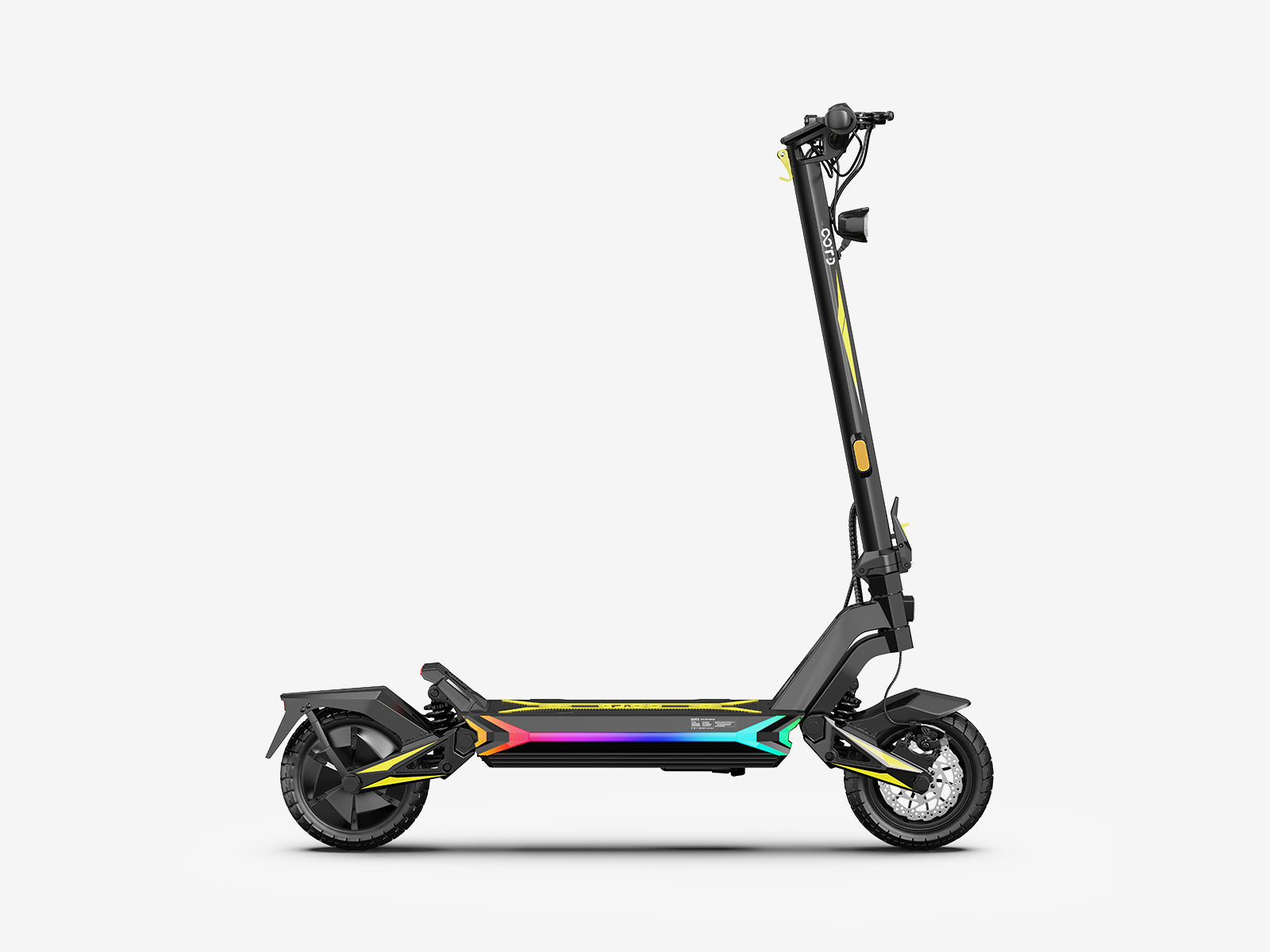 OOTD SR1 Monopattino elettrico nero-giallo telaio pieghevole