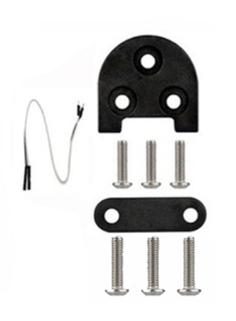 ANSENI Accesorios Adattatori ruota 10 pollici monopattino Xiaomi nero