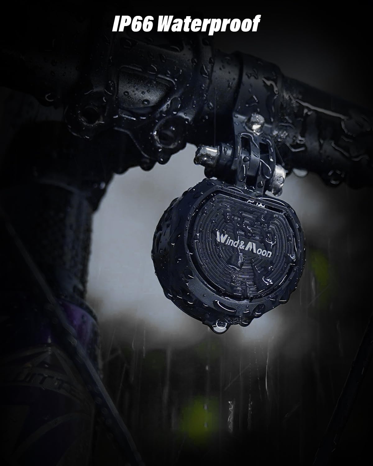 Wind&Moon Bicycle Horn campanello bici elettrico 4 suonerie IPX6