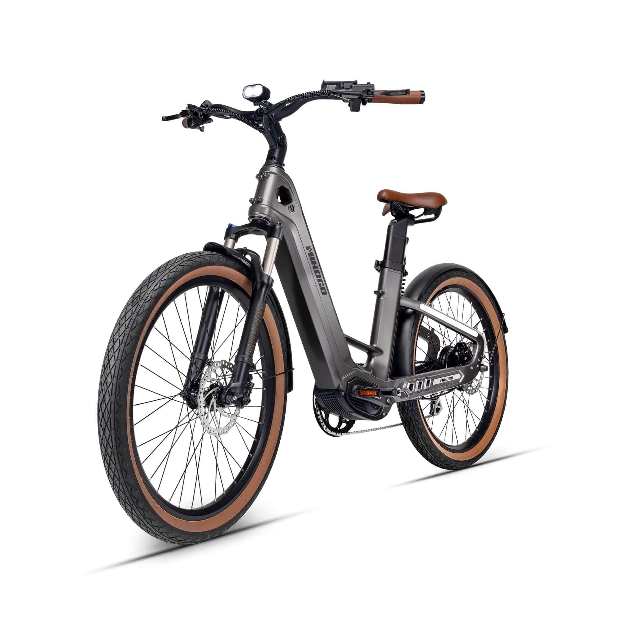 Mihogo Air Carbon e-bike carbonio grigia doppia batteria