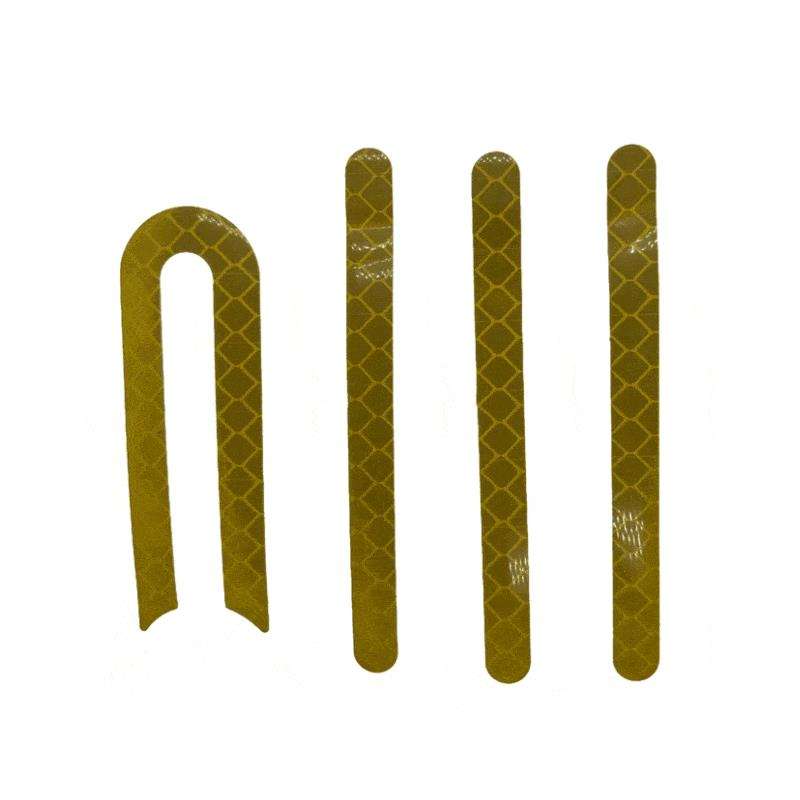 ANSENI Accesorios Adesivo riflettente monopattino Xiaomi giallo