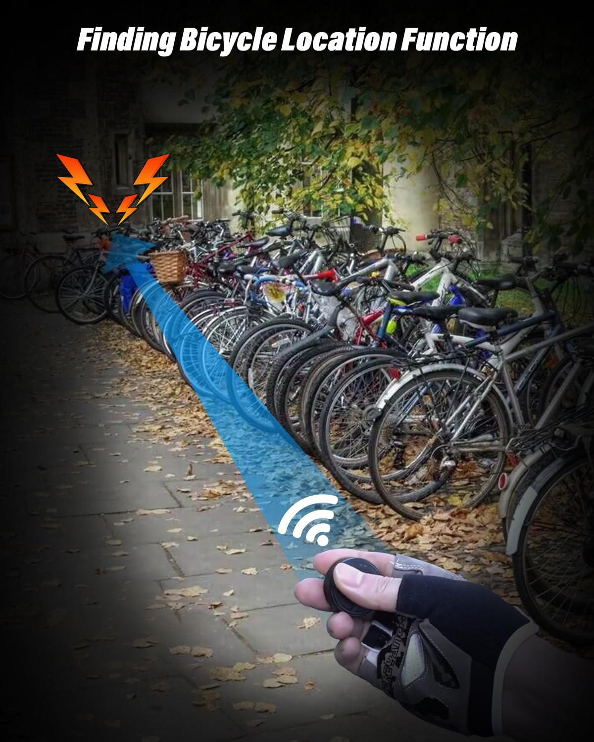 Wind&Moon Bicycle Horn campanello bici elettrico 4 suonerie IPX6