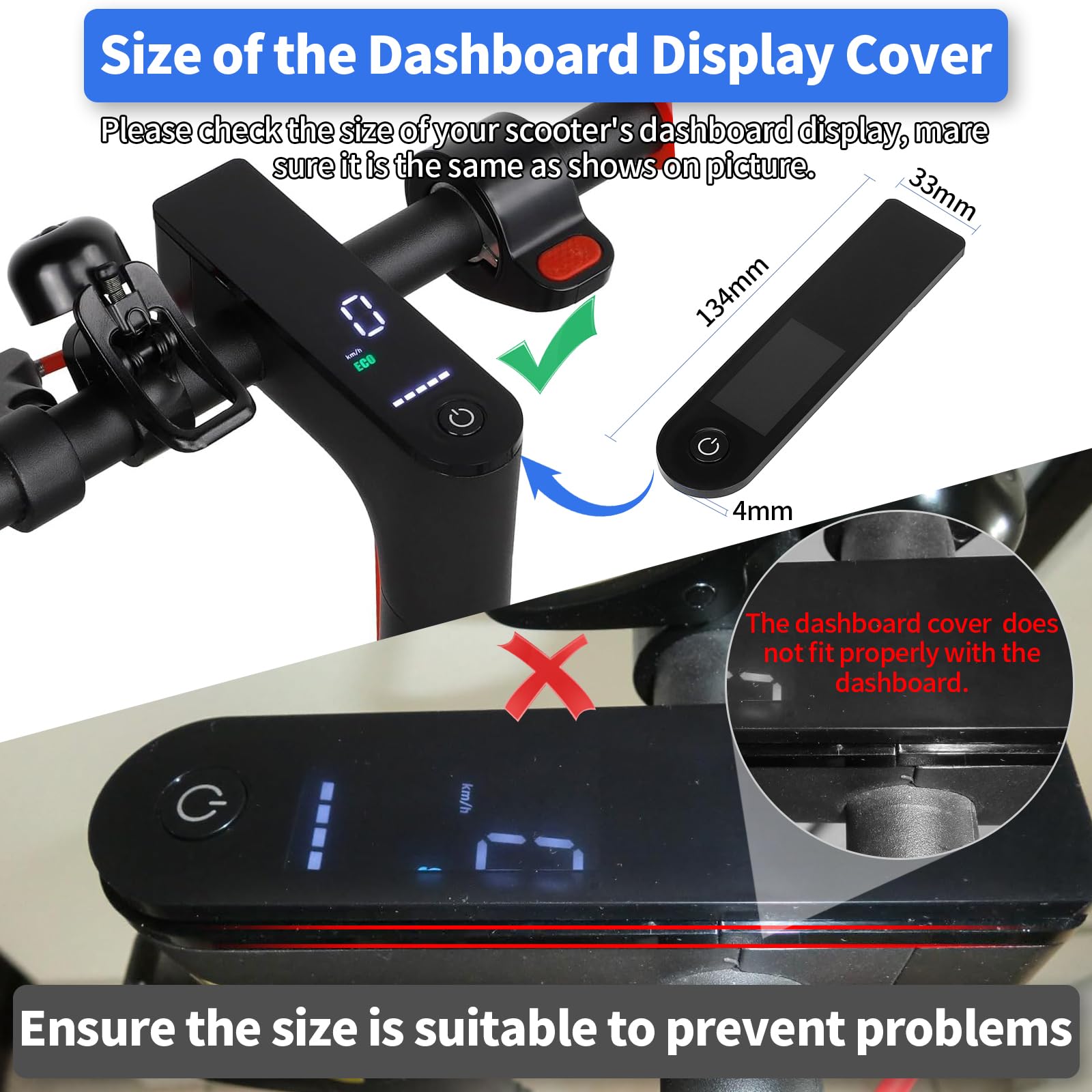Aibiku Cover display monopattino Xiaomi M365 Pro 2 1 pezzo