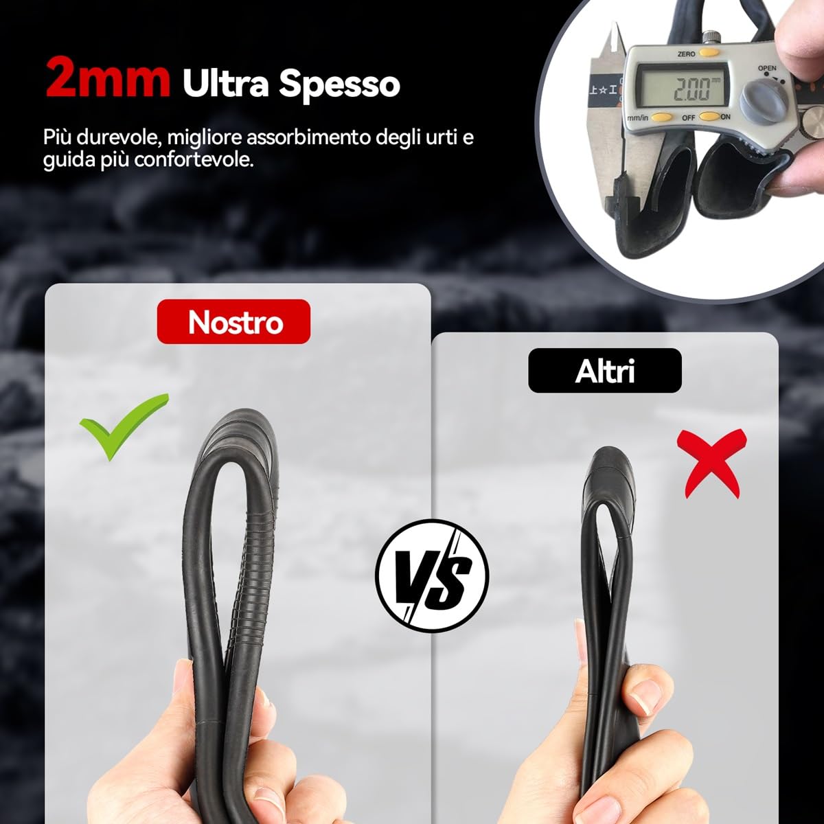 Aibiku Camera D'Aria 8,5 Pollici 8 1/2x2 Butilica Ispessita