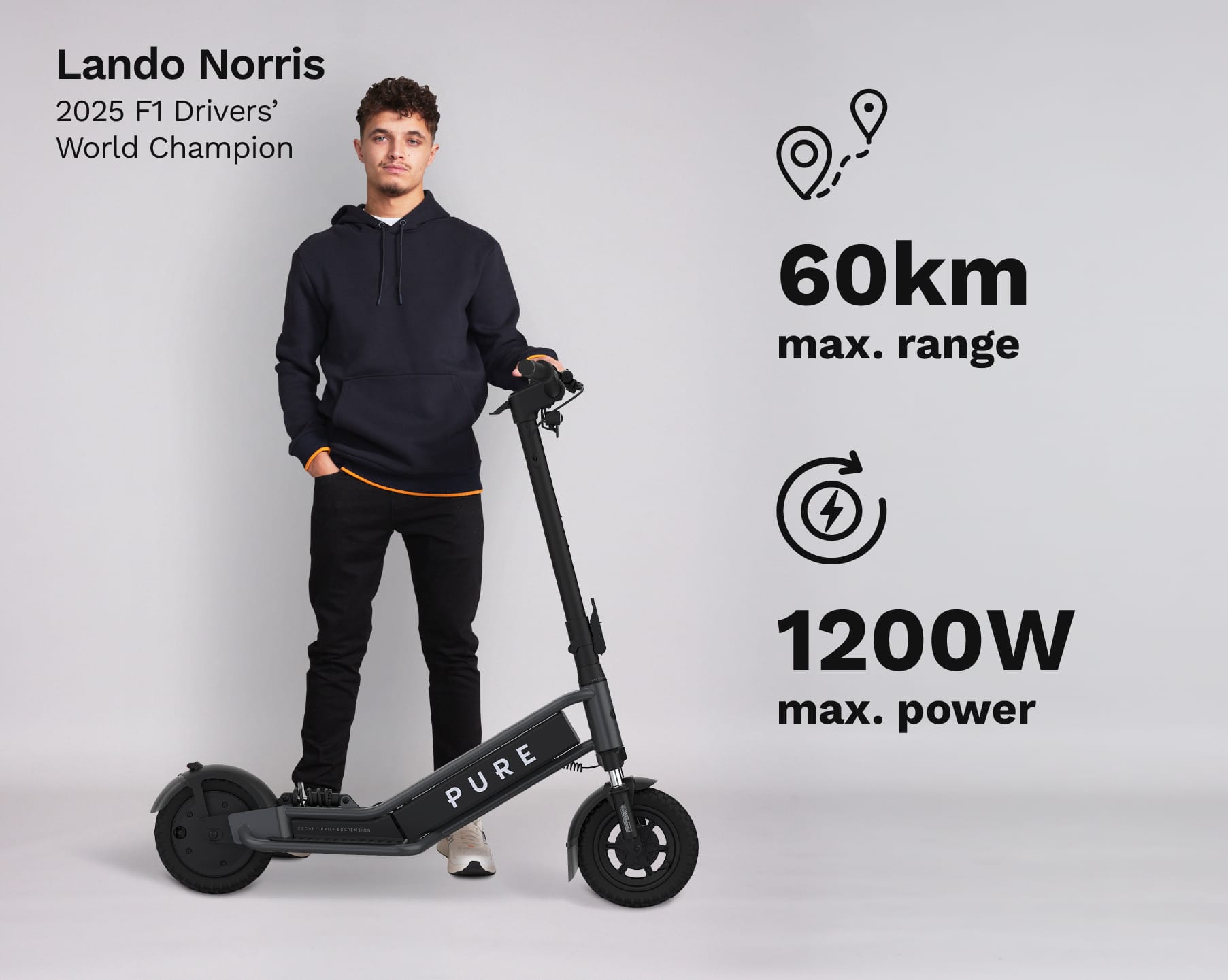 Pure Electric Escape Pro+ Monopattino Sospensioni