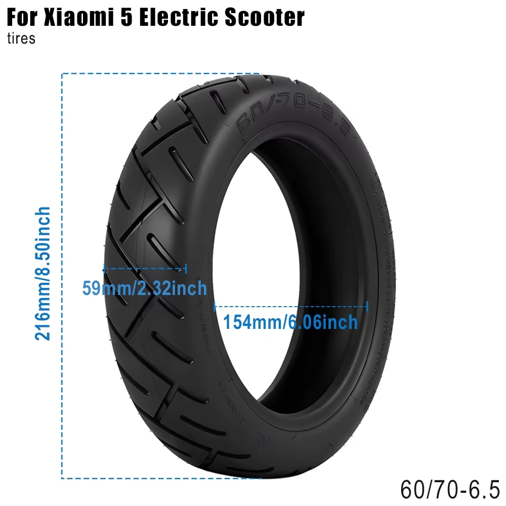 Anseni Xiaomi 5 Pneumatico Tubeless 60/70-6.5 Gomma