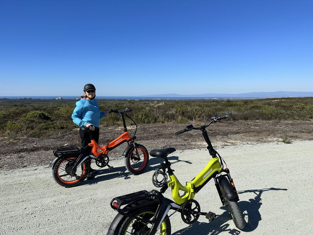 Mihogo NX e-bike arancione ruote classic fuoristrada