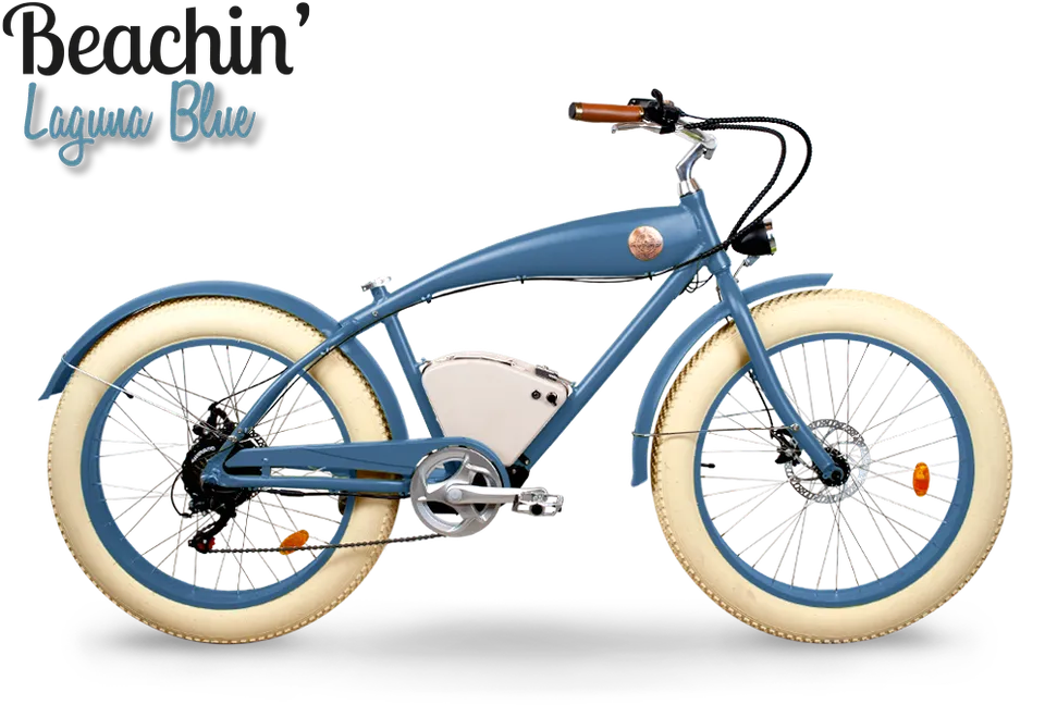 Rayvolt Beachin bici elettrica cruiser fat tire spiaggia