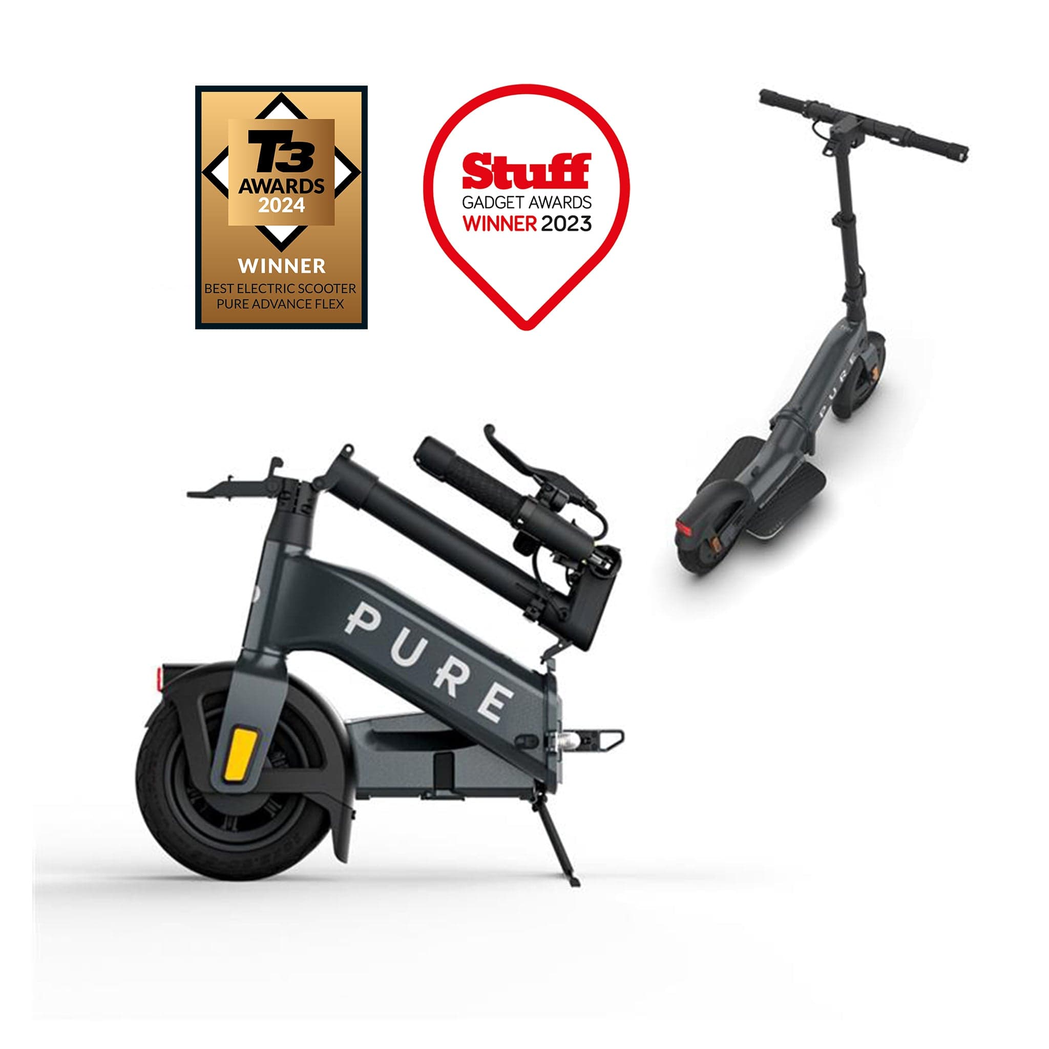 Pure Flex monopattino elettrico ricondizionato 40 km Platinum