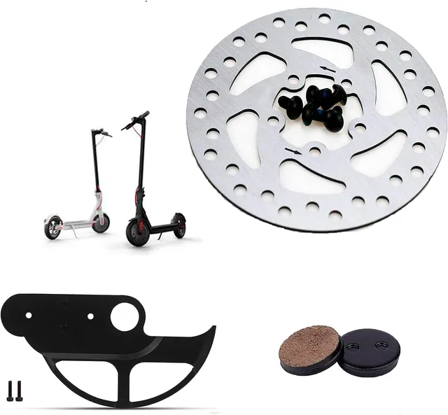 ANSENI Freni disco 110mm + pastiglie + protezione per Xiaomi M365