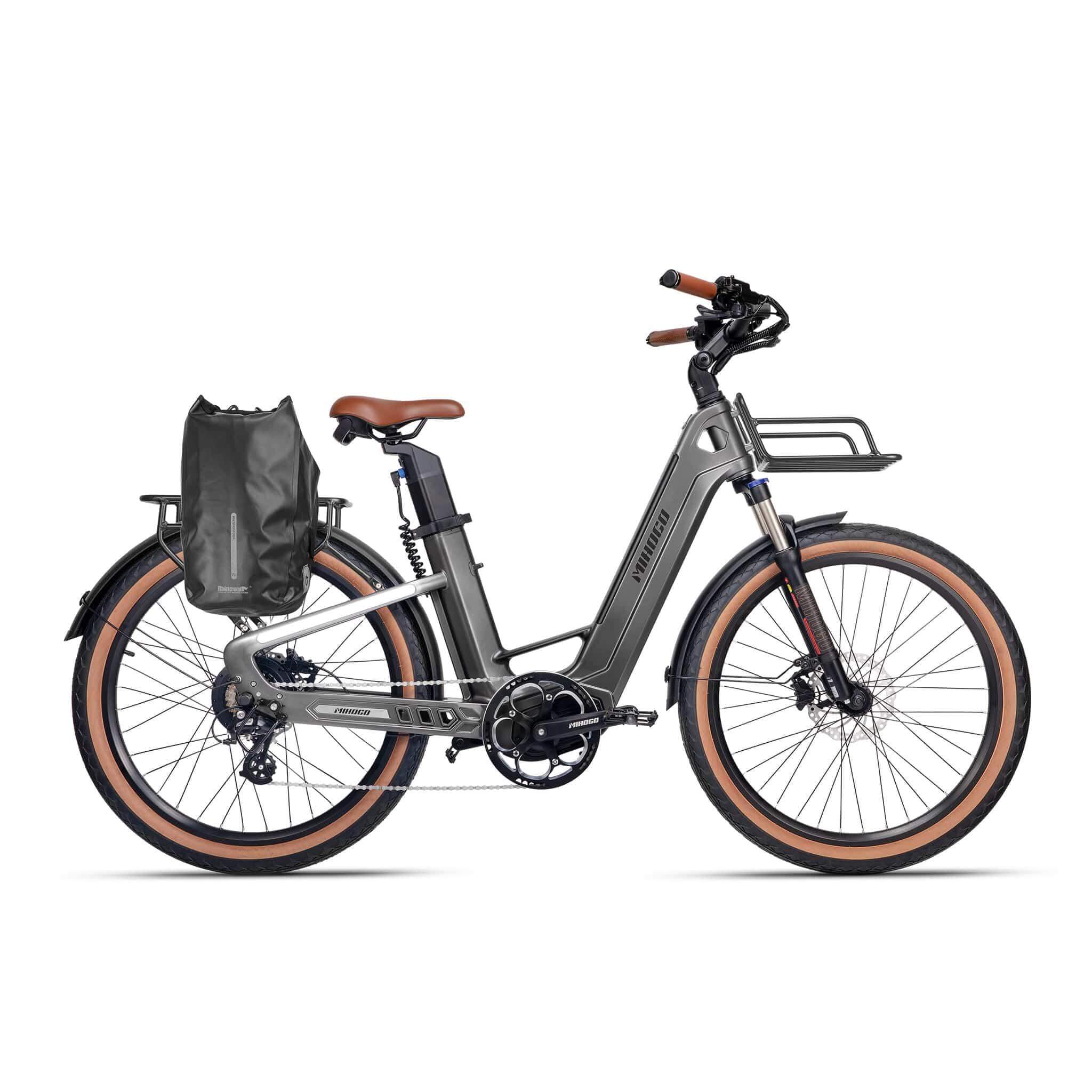Mihogo Air Carbon e-bike carbonio grigia doppia batteria