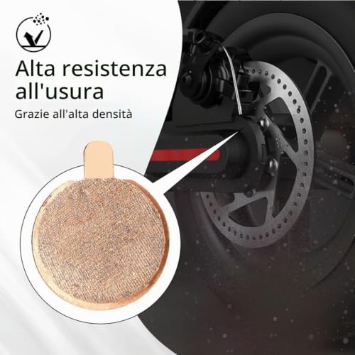 AIBIKU Pastiglie freno monopattino sinterizzate 2 paia Xiaomi