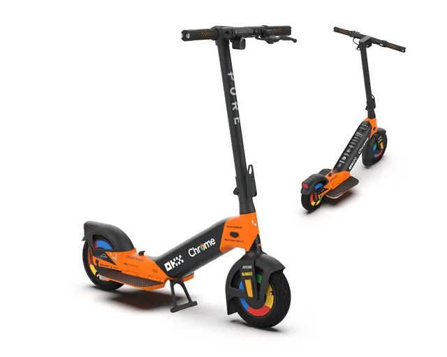 Pure x McLaren MCL38 monopattino elettrico MCL-38 autonomia 50 km