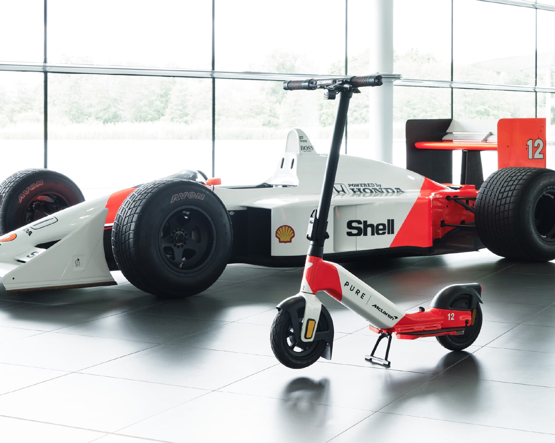 Pure x McLaren MP4/4 monopattino elettrico MP4/4 50 km
