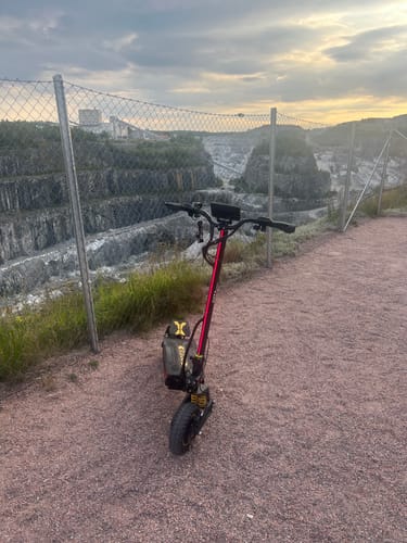 OOTD T10 Pro Monopattino Nero Giallo Sospensione Idraulica