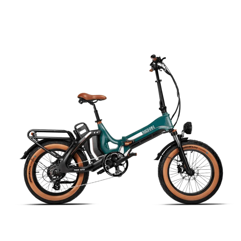 MIHOGO ONE bici elettrica 20" fat pieghevole grigia utility