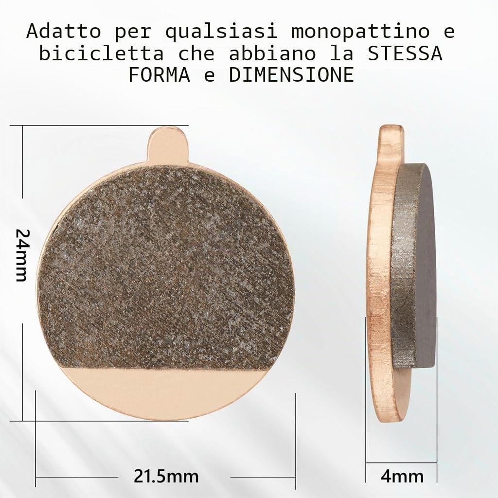 Aibiku Pastiglie freno sinterizzate Kugoo M4 M4 Pro 2 paia