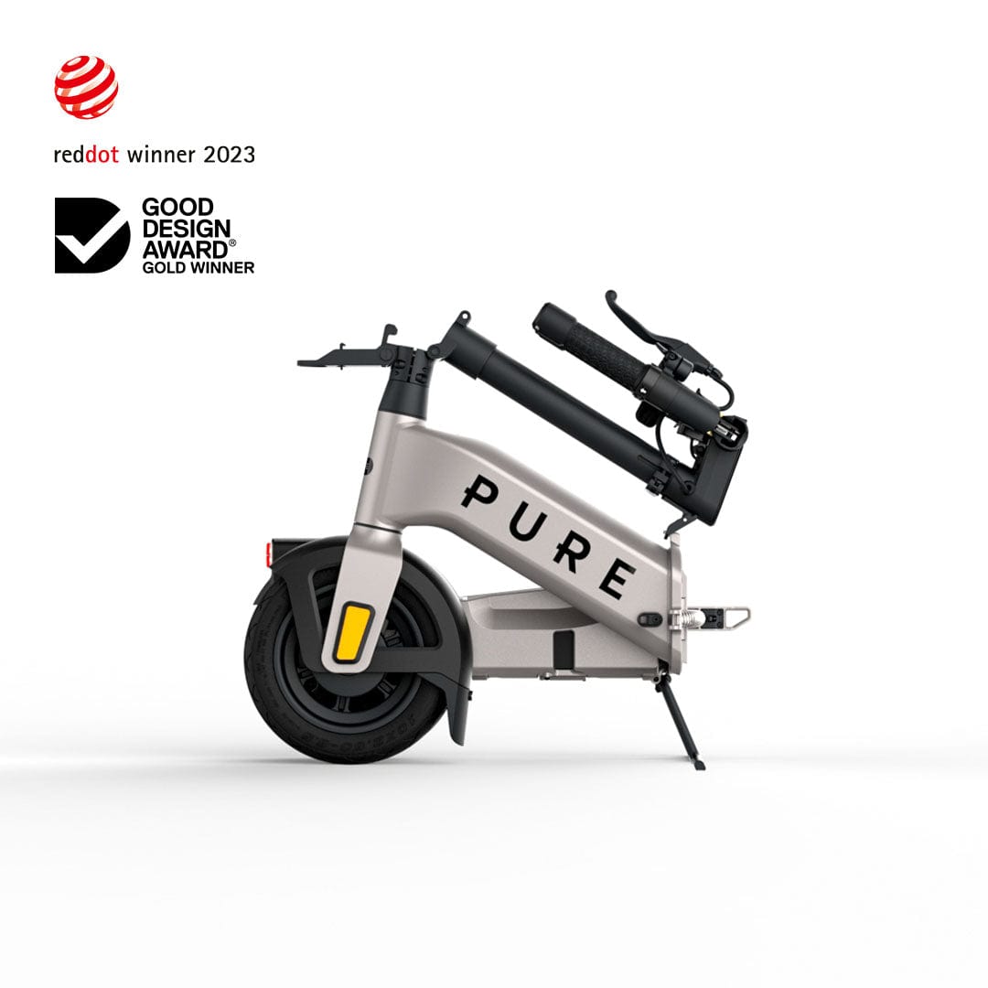 Pure Flex Advance monopattino elettrico pieghevole Mercury Grey 40 km