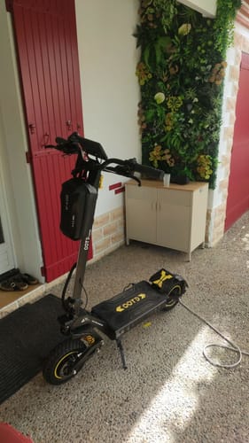 OOTD T10 Pro Monopattino Nero Giallo Sospensione Idraulica