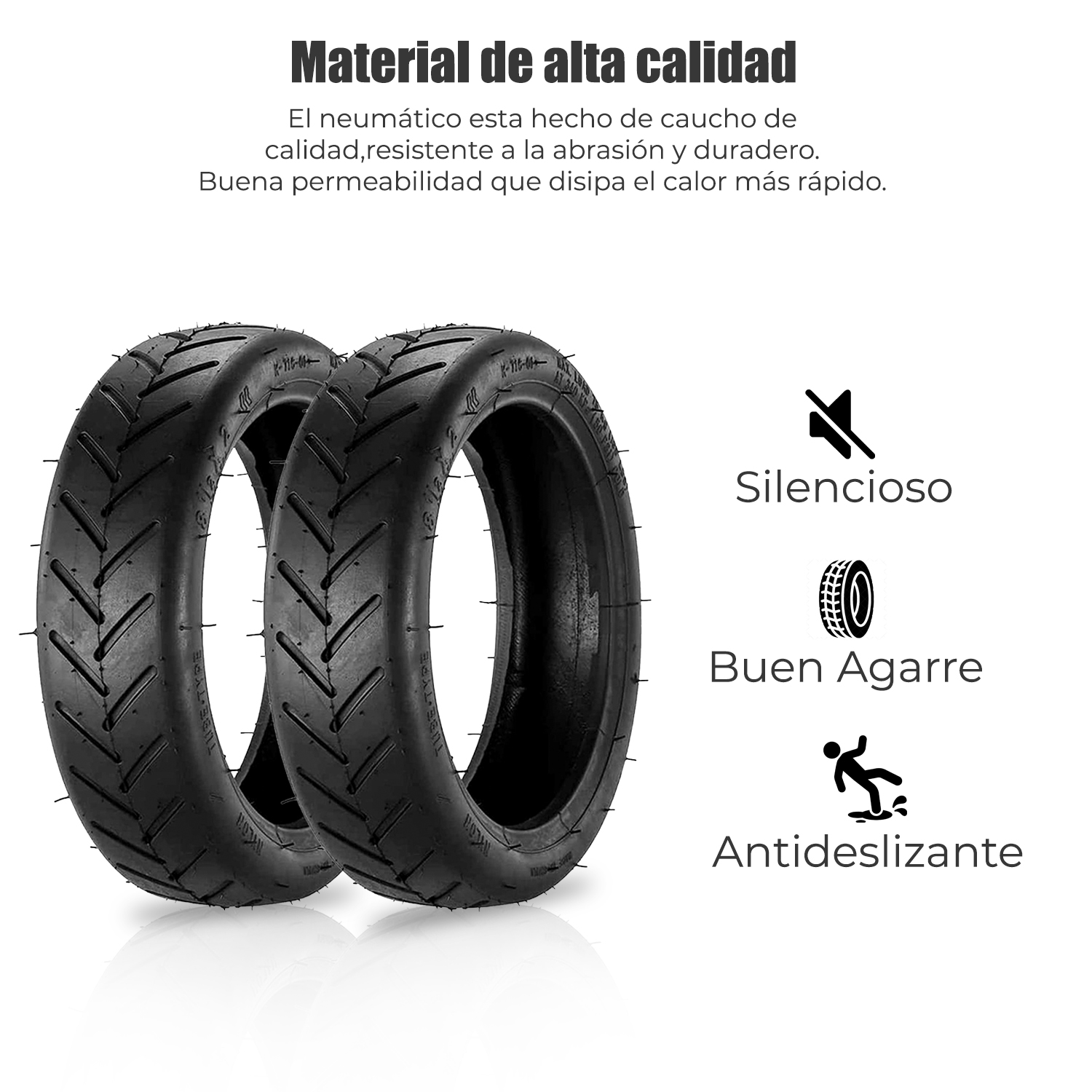 ANSENI kit 2 copertoni 8,5"+2 camere aria monopattino Xiaomi M365