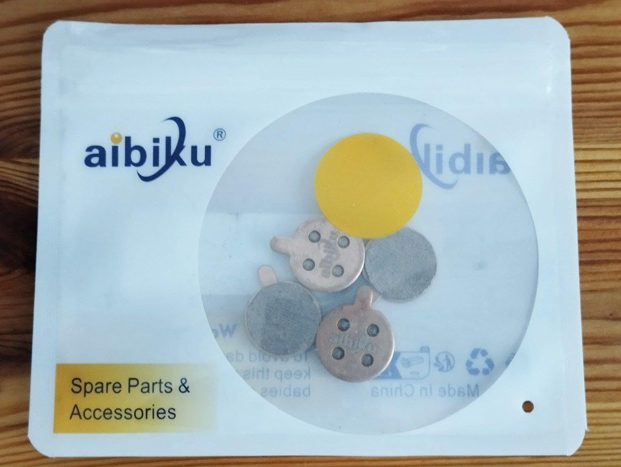 AIBIKU Pastiglie freno monopattino sinterizzate 2 paia Xiaomi