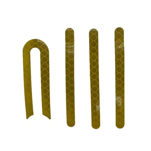 ANSENI Accesorios Adesivo riflettente monopattino Xiaomi giallo