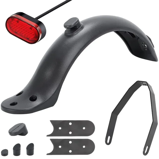 AIBIKU Parafango Posteriore con Fanale Xiaomi M365 Nero