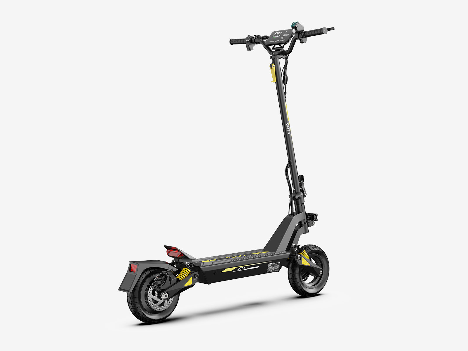 OOTD T08 Monopattino Elettrico Nero-Giallo Pieghevole