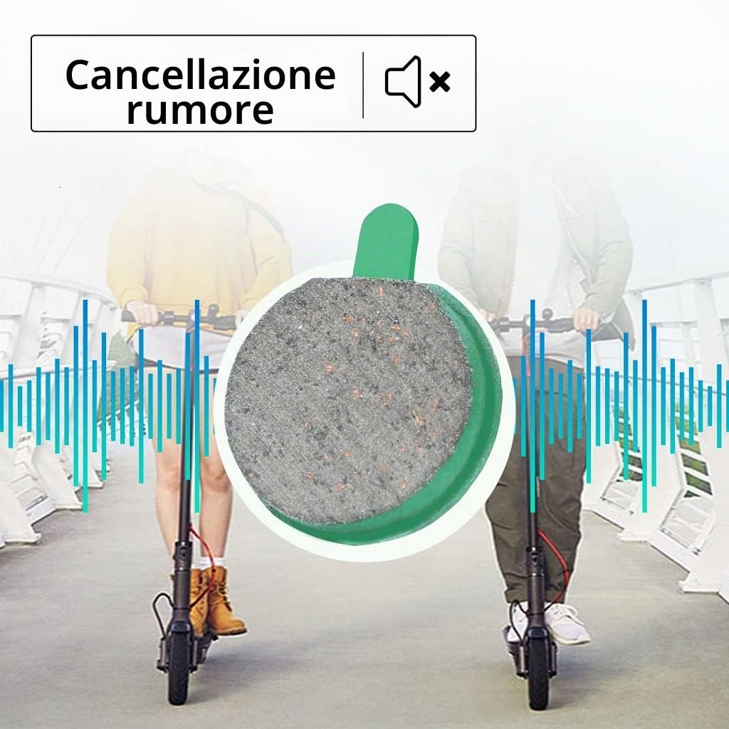 Aibiku Pastiglie Freno Ceramica 18,5mm 2 Paia Xiaomi M365