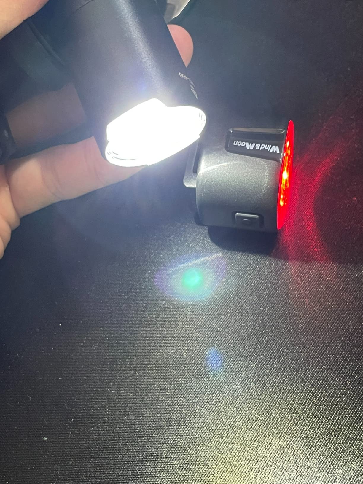 Wind&Moon Combined Lamp 400LM set luci bici USB 6 modalità