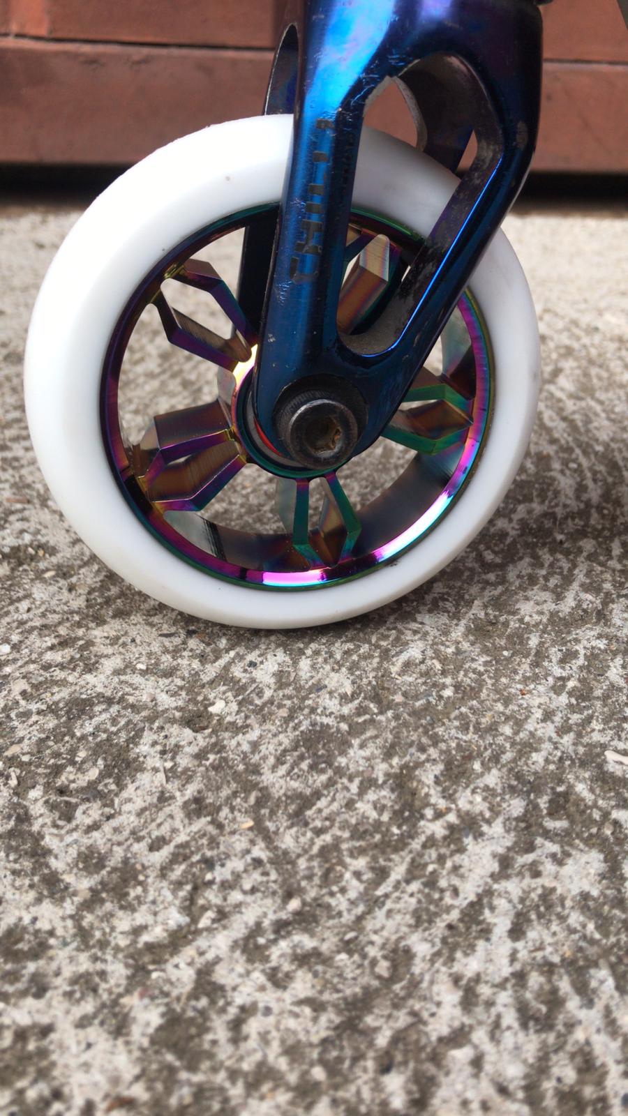 Aibiku Ruote Pro Stunt Scooter 100mm Ruote Monopattino 2 Pezzi 88A