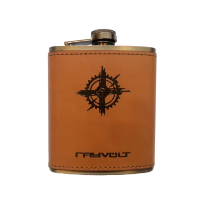 Rayvolt fiaschetta acciaio tascabile hip flask metallo