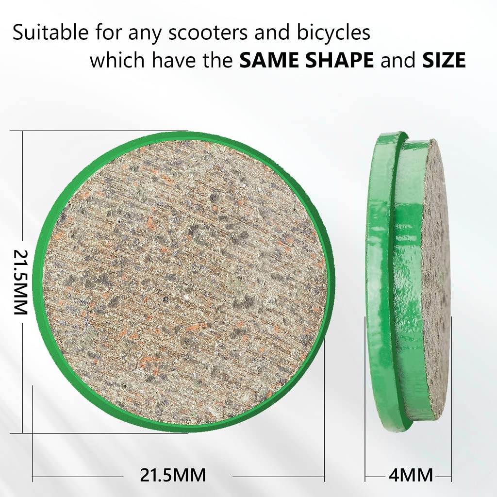 Aibiku Pastiglie freno ceramica Xiaomi M365 2 paia 4 pezzi