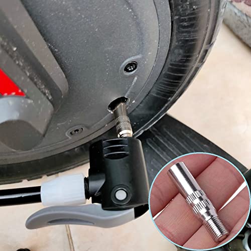Aibiku Adattatore Valvola Schrader 4cm+10cm Kit 2 Pezzi