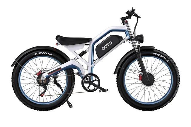OOTD N26 bici elettrica versione EU nero-rosso autonomia