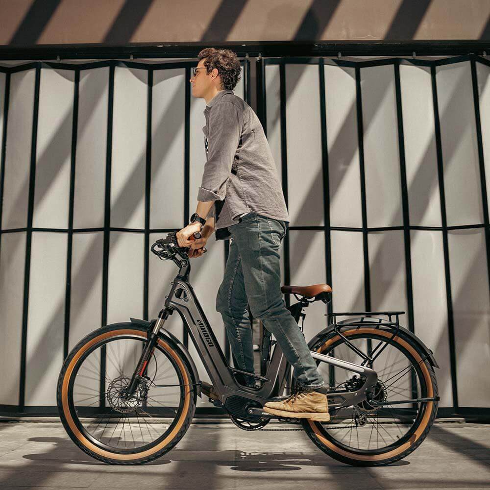 Mihogo Air Carbon e-bike carbonio grigia doppia batteria