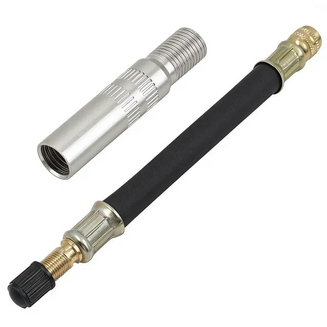 Aibiku Adattatore Valvola Schrader 4cm+10cm Kit 2 Pezzi