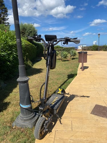 OOTD T10 Pro Monopattino Nero Giallo Sospensione Idraulica