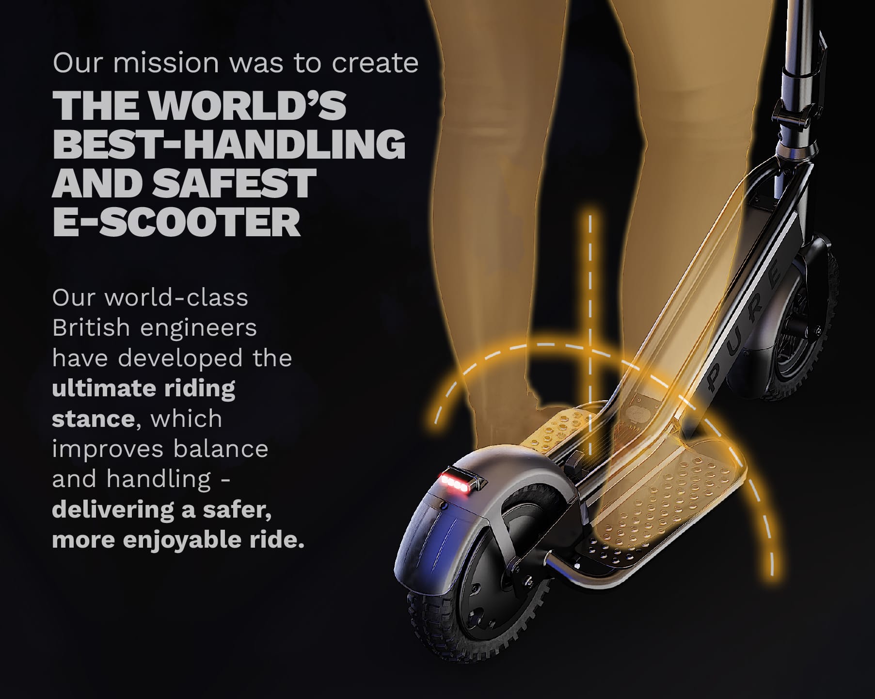 Pure Escape Pro monopattino elettrico nero acciaio 62km