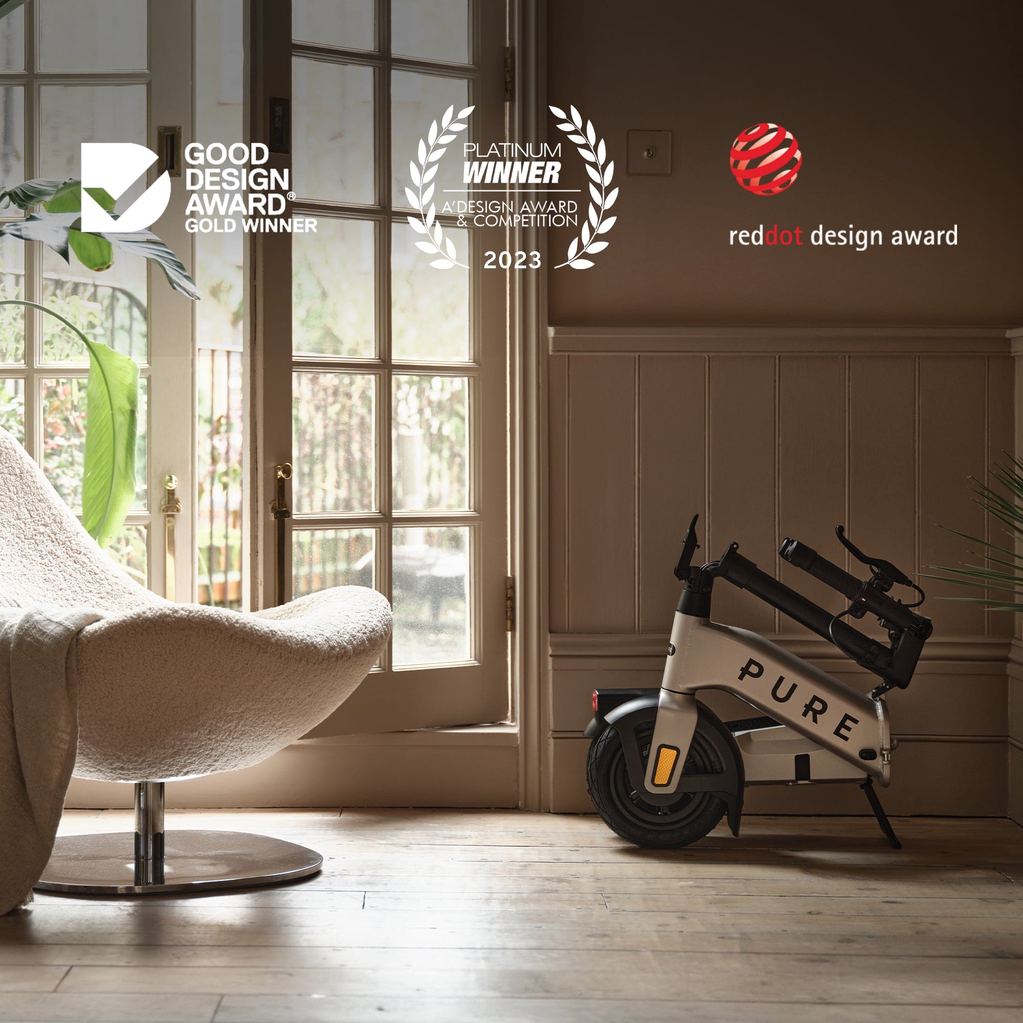 Pure Flex monopattino elettrico ricondizionato 40 km Platinum