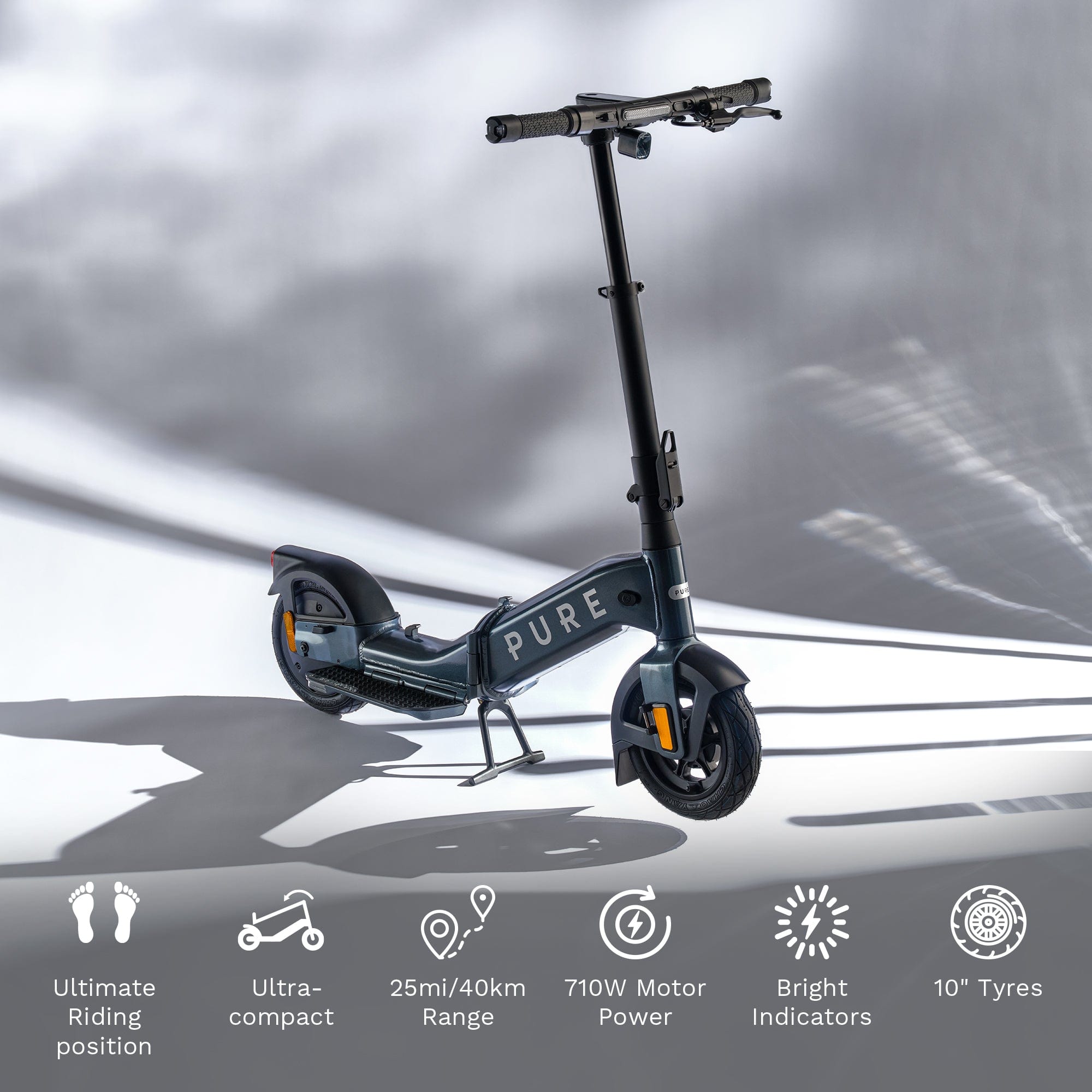 Pure Flex monopattino elettrico ricondizionato 40 km Platinum