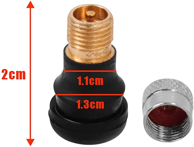 ANSENI Accessori Valvola Tubeless Xiaomi M365 2 pz