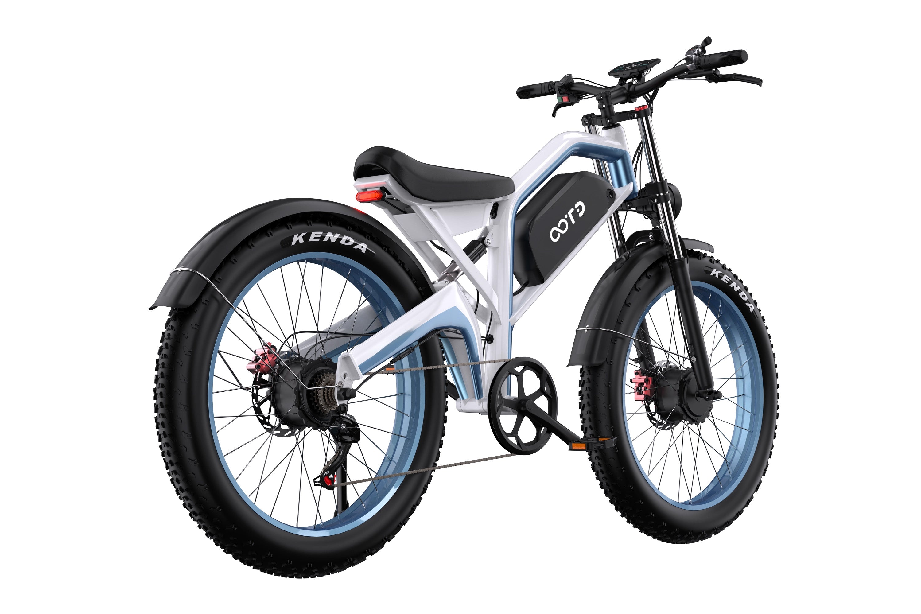 OOTD N26 bici elettrica versione EU nero-rosso autonomia