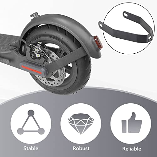 AIBIKU Parafango Posteriore con Fanale Xiaomi M365 Nero
