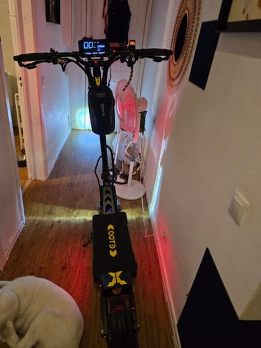 OOTD T10 Pro Monopattino Nero Giallo Sospensione Idraulica