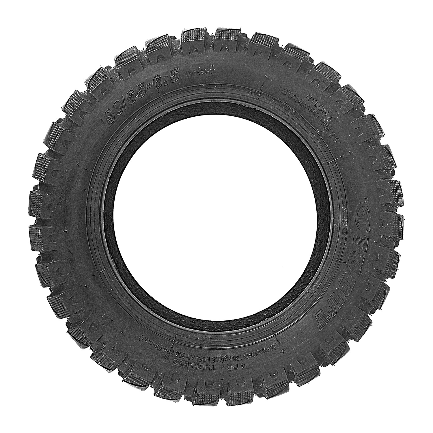 ANSENI Cubiertas TUOVT 11x3 gomma tubeless offroad 90/65-6.5
