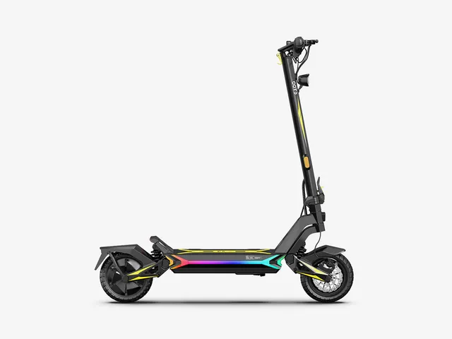 OOTD SR1 Monopattino elettrico nero-giallo telaio pieghevole