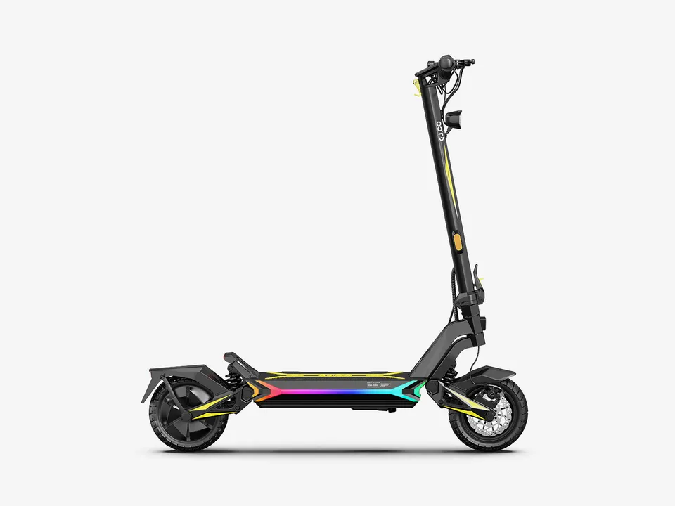 OOTD SR1 Monopattino elettrico nero-giallo telaio pieghevole