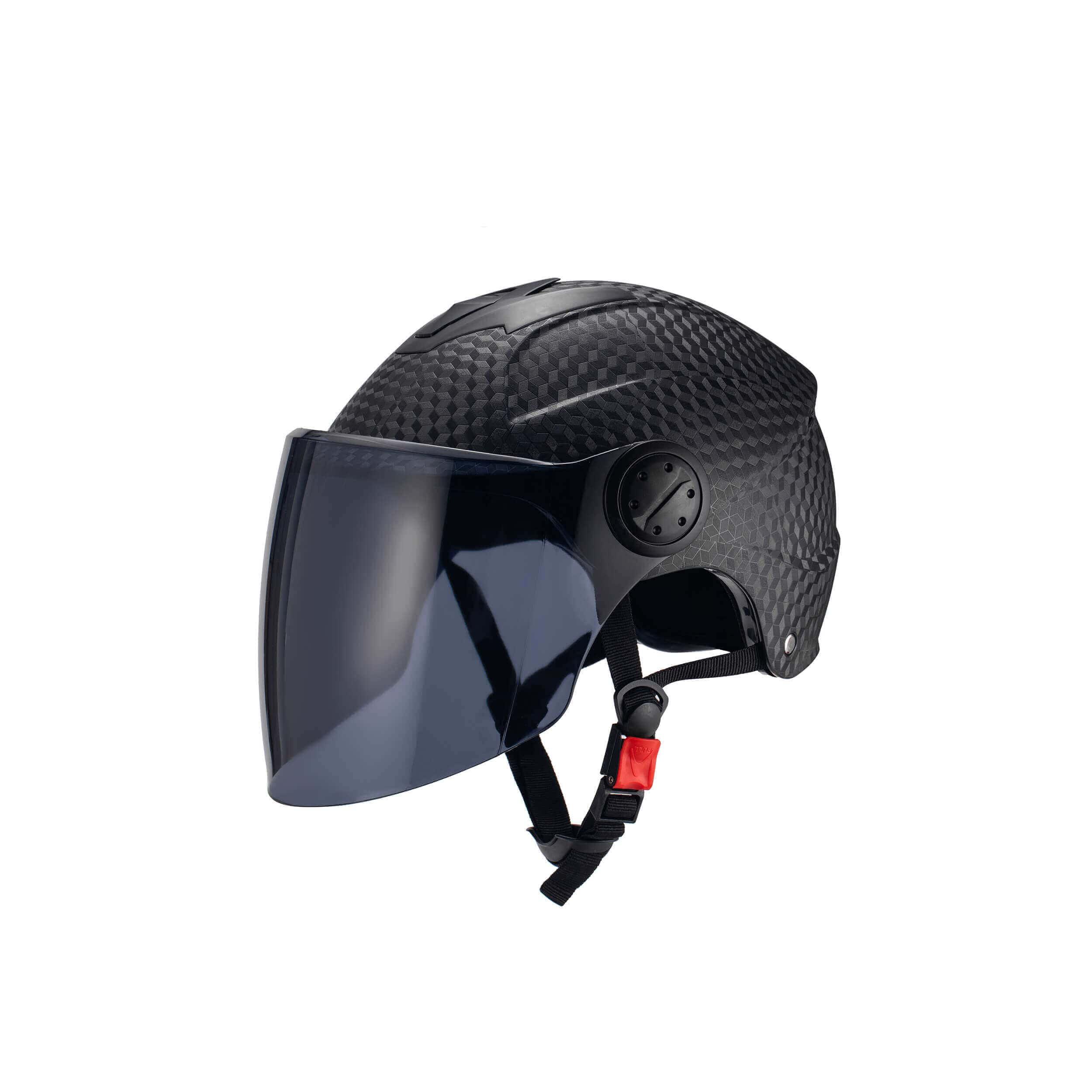 MIHOGO Helmets Half Helmet Casco con Occhiali NX/ONE/RX2.4