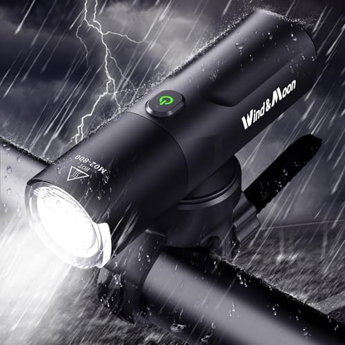 Wind&Moon Bicycle Headlights 800LM faro bici USB 800 lumen